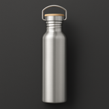 Personalisierte Trinkflasche mit Foto-Gravur, Edelstahl 750 ml
