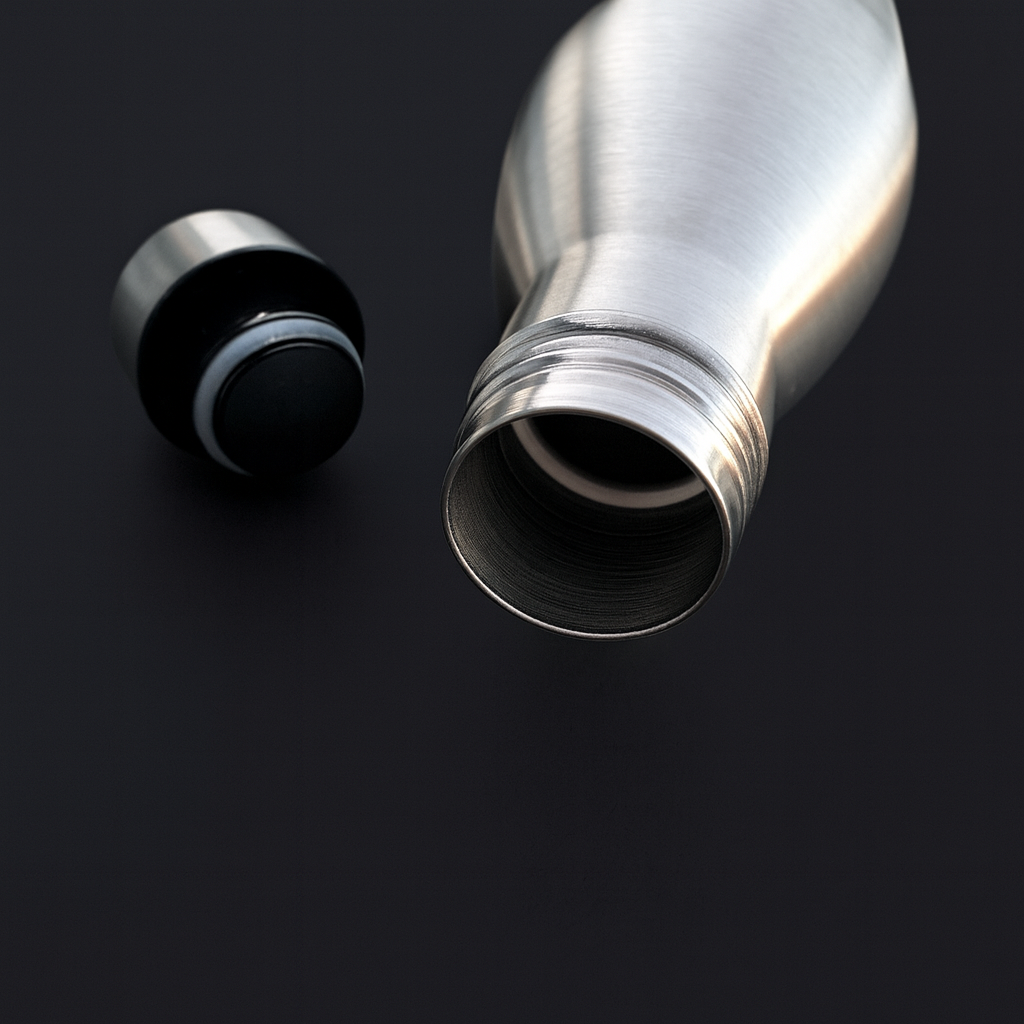 Vakuum-Thermosflasche  1 L – Edelstahl, Vakuumisoliert & mit Gravur