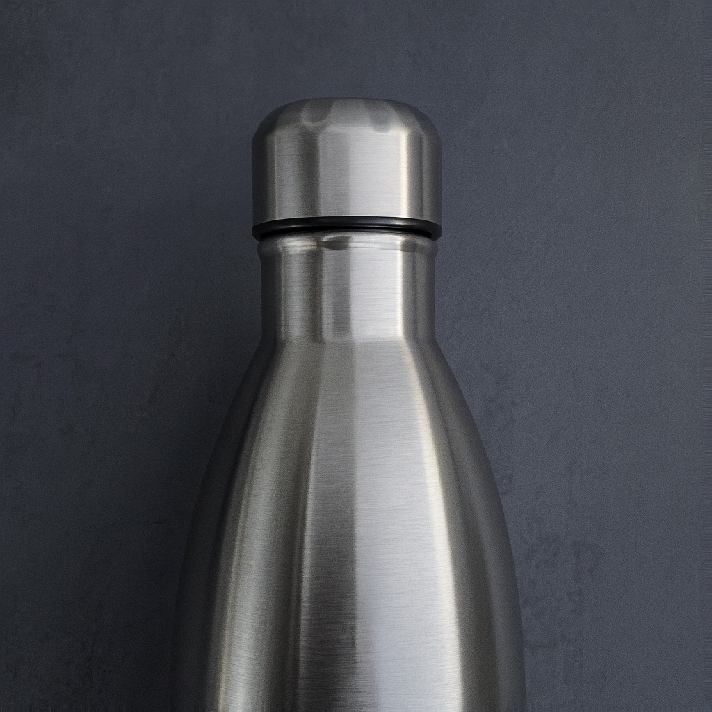 Vakuum-Thermosflasche  1 L – Edelstahl, Vakuumisoliert & mit Gravur