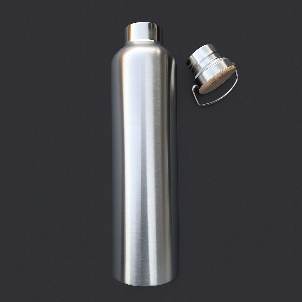 Isolierflasche 1000 ml – Edelstahl, vakuumisoliert mit Gravur