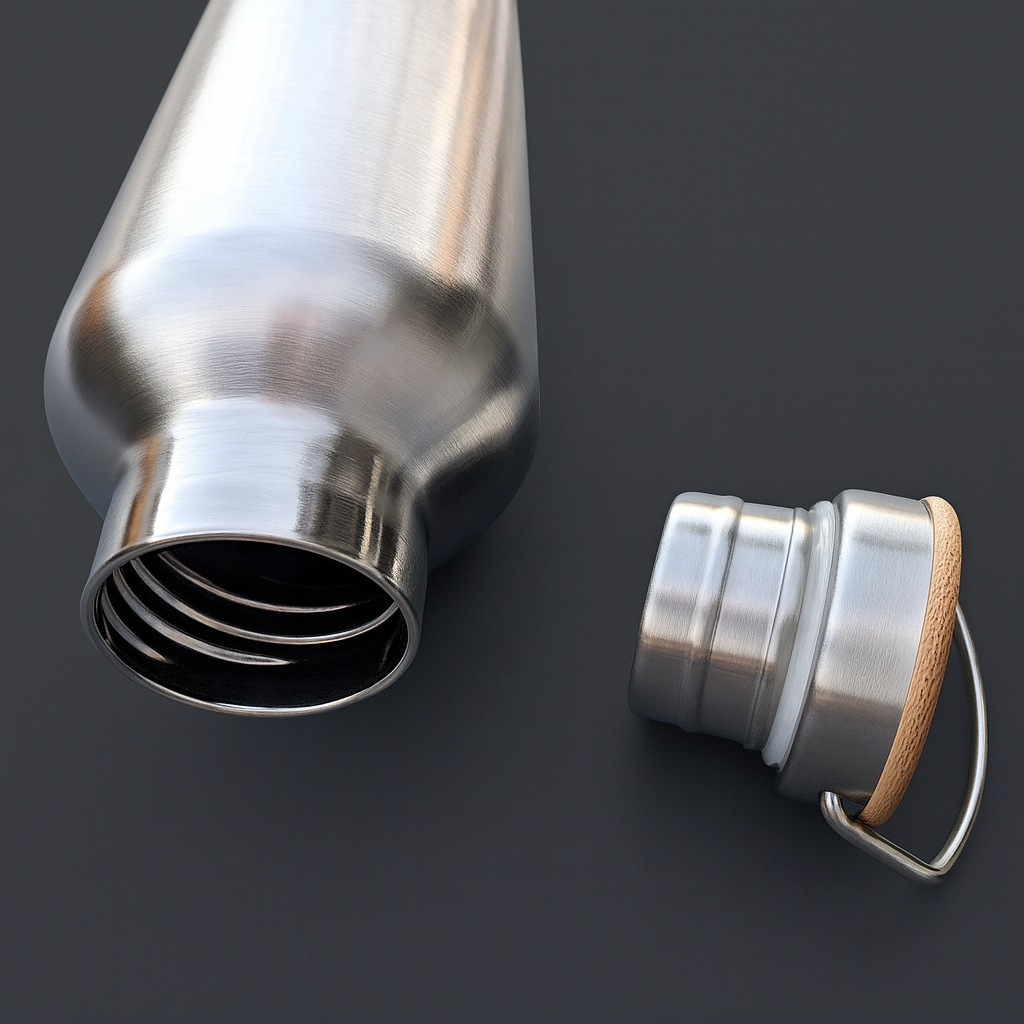 Isolierflasche 1000 ml – Edelstahl, vakuumisoliert mit Gravur