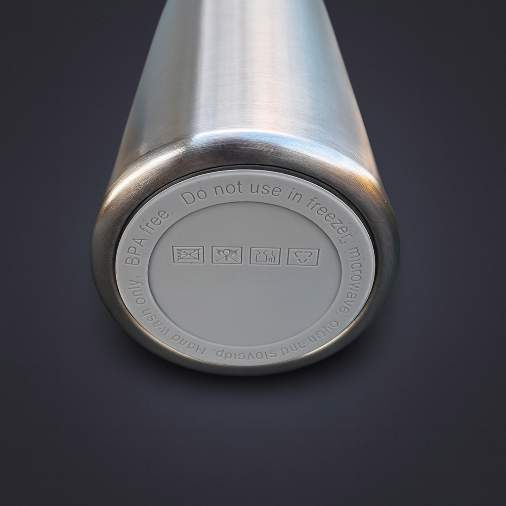 Gravur Isolier-Edelstahlflasche 800ml mit Teesieb