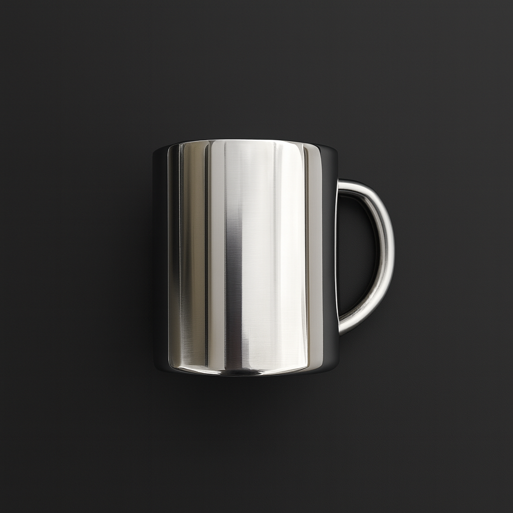 Gravur Edelstahl-Tasse doppelwandig – Zeitlos, robust & personalisierbar