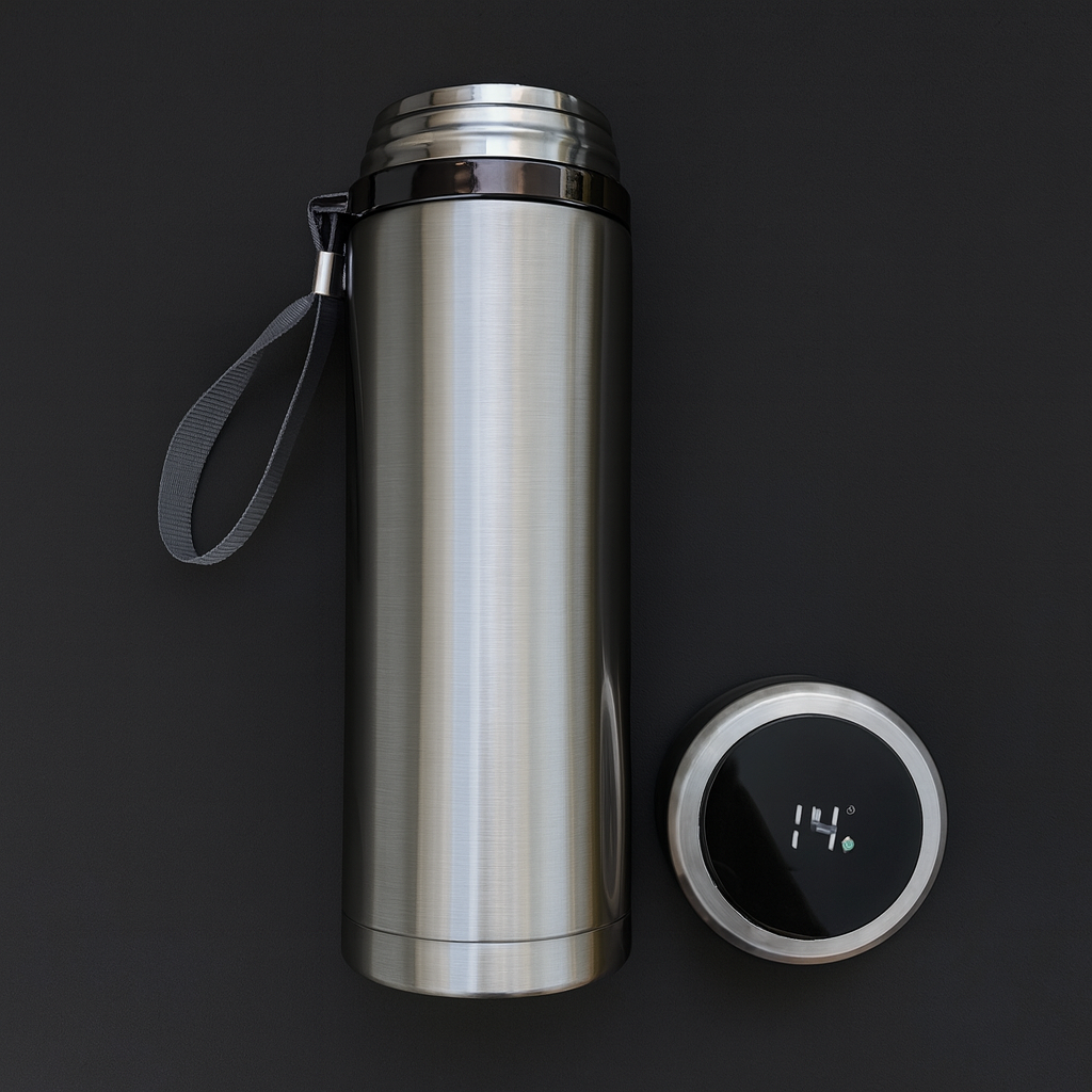 Gravur Thermosflasche mit Temperaturanzeige 1000ml