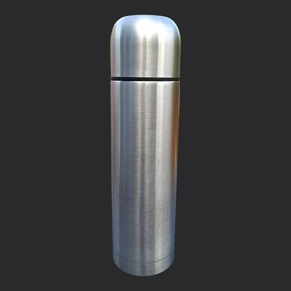 Thermosflasche 500 ml aus Edelstahl mit Becher, geschlossen